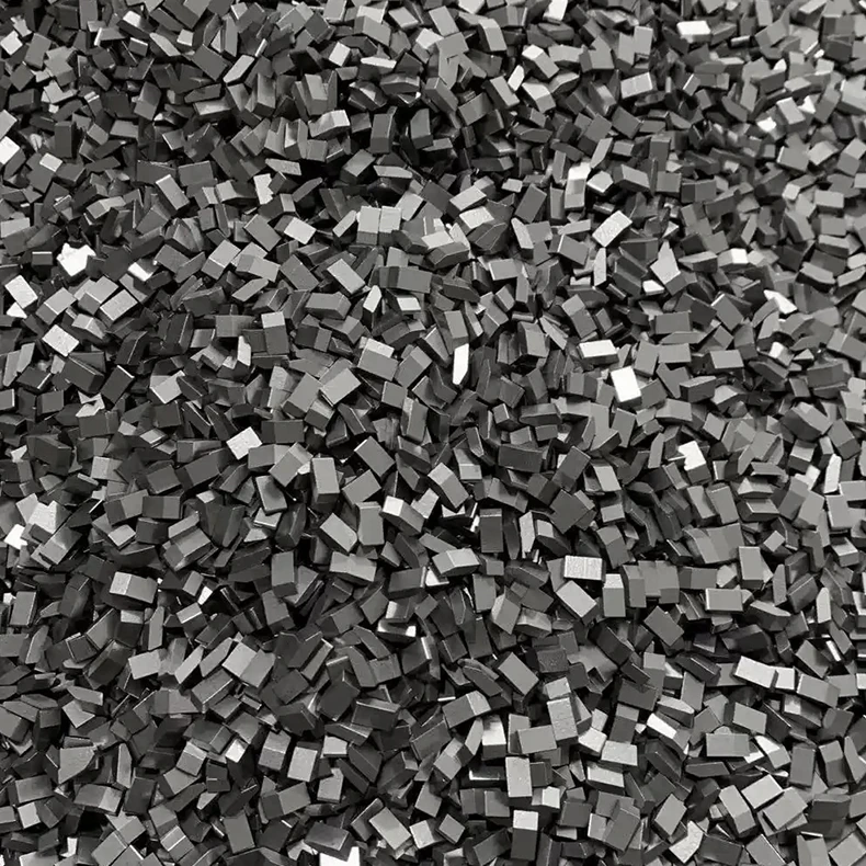 Cemented carbide knife customization